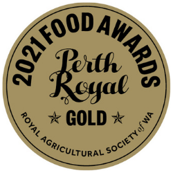 Gold medal at the Perth Royal Show 2021
