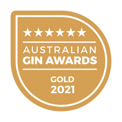 Australian Gin Awards 2021 gold medal