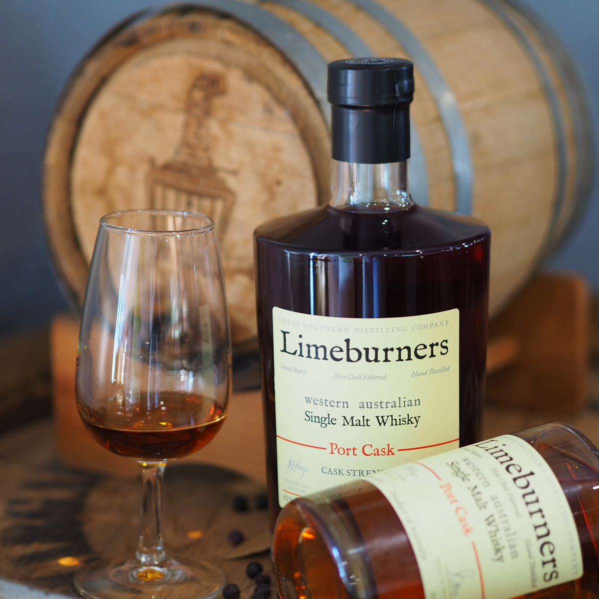 Single Malt Whisky Port Cask Strength 61% / Limeburners – Great ...