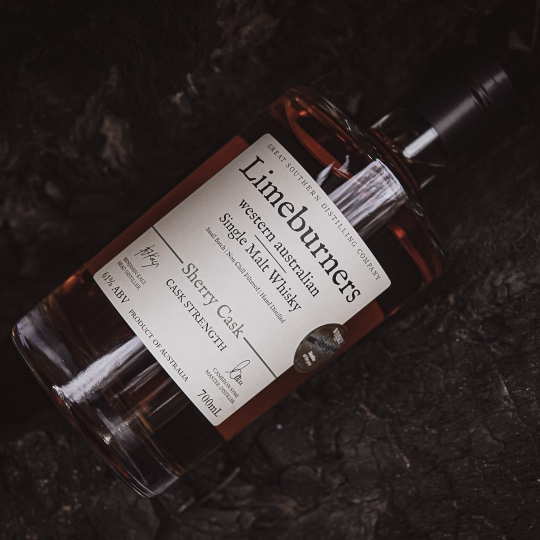 Single Malt Whisky Sherry Cask Strength 61% / Limeburners – Great Southern  Distilling Company