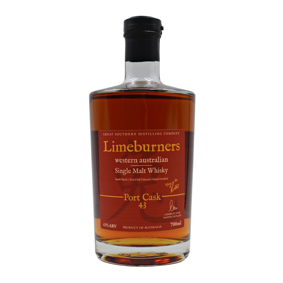 Single Malt Whisky Port Cask Year of the Rabbit / Limeburners – Great  Southern Distilling Company